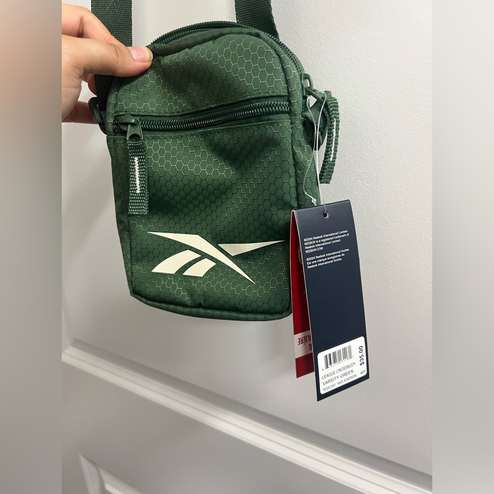 Reebok Crossbody Sling Purse Grass Green